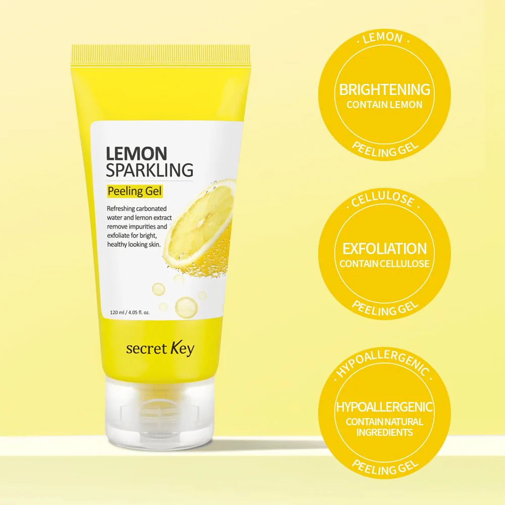 Lemon Sparkling Peeling Gel 120ml - Image 2